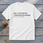 Yes, I Said Warsh Youth Tee