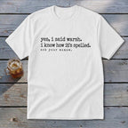 Yes, I Said Warsh Youth Tee