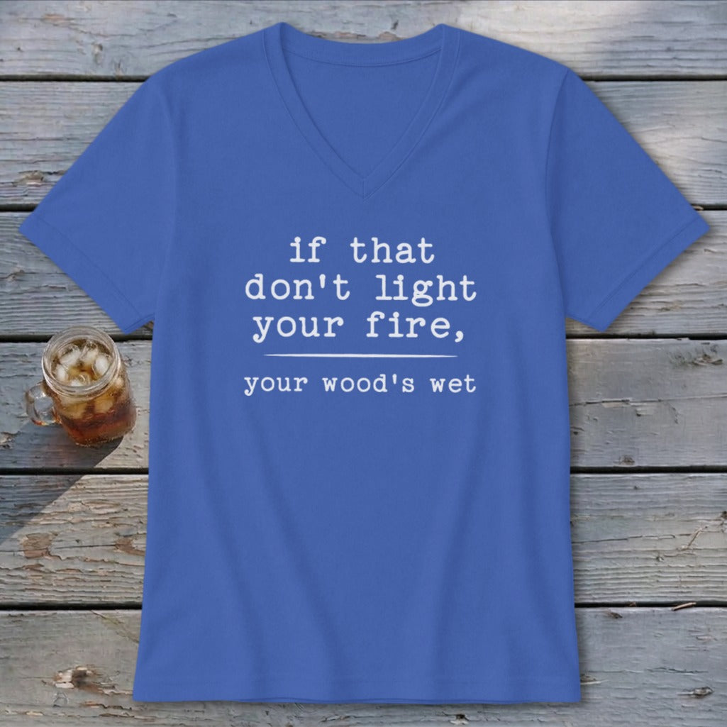 Your Wood's Wet V-neck
