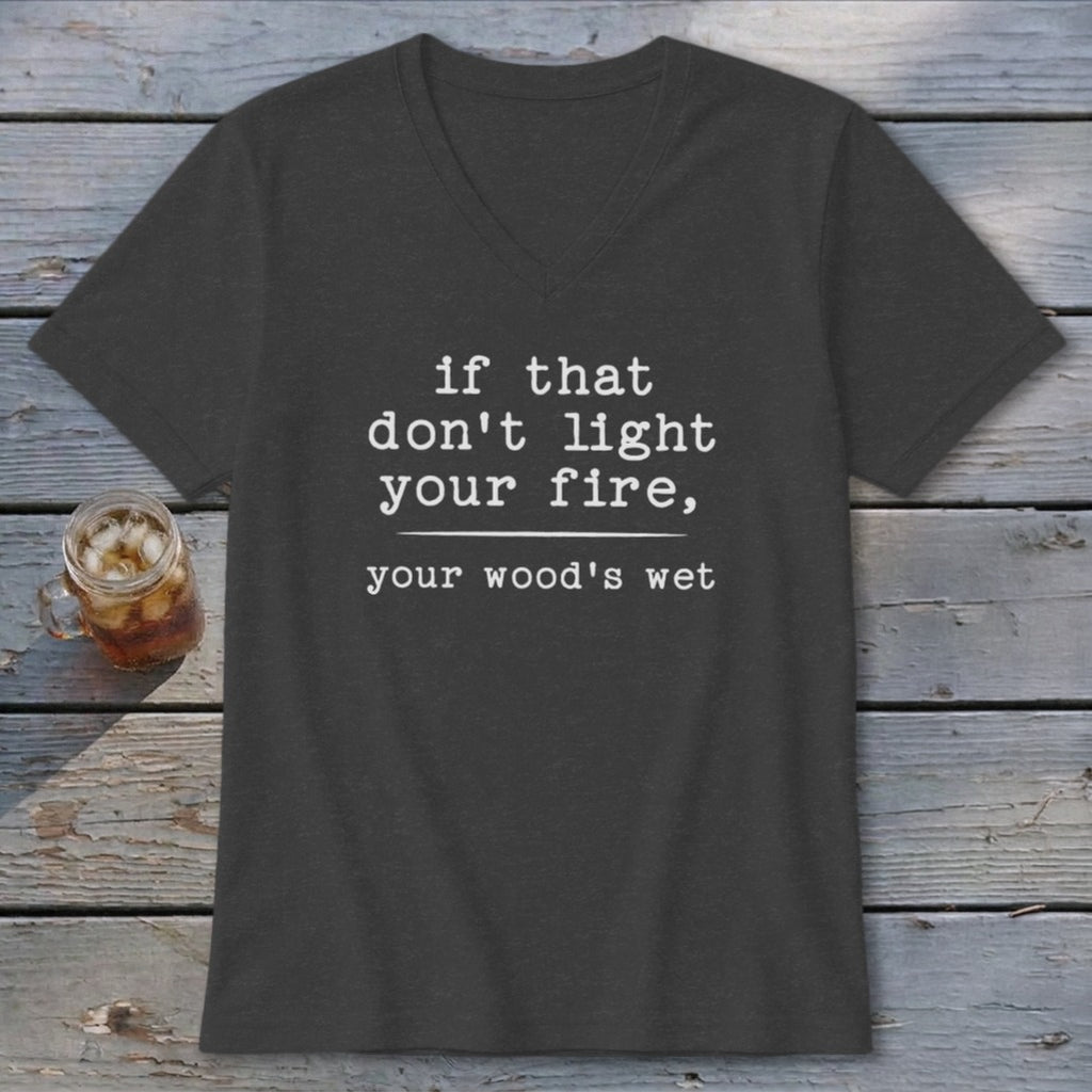 Your Wood's Wet V-neck