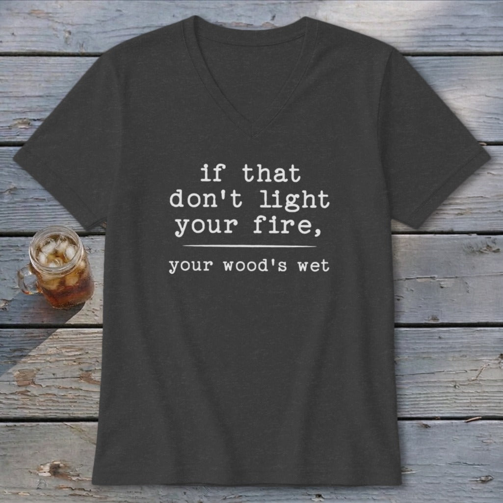 Your Wood's Wet V-neck