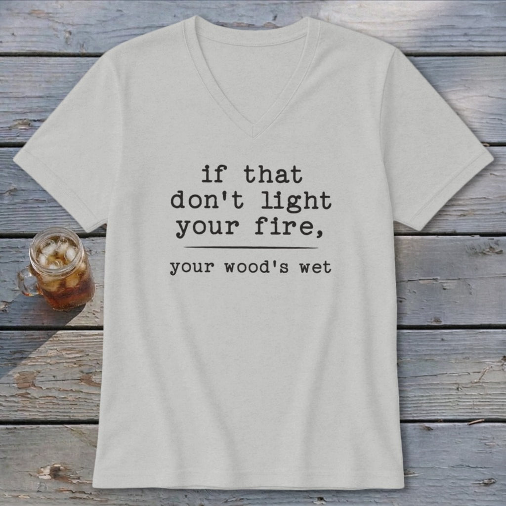 Your Wood's Wet V-neck