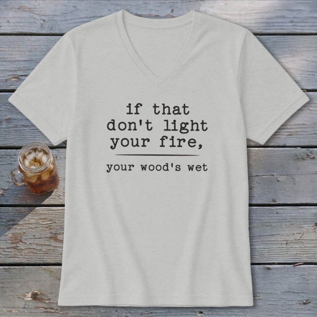Your Wood's Wet V-neck