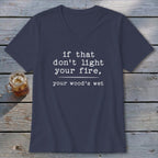 Your Wood's Wet V-neck