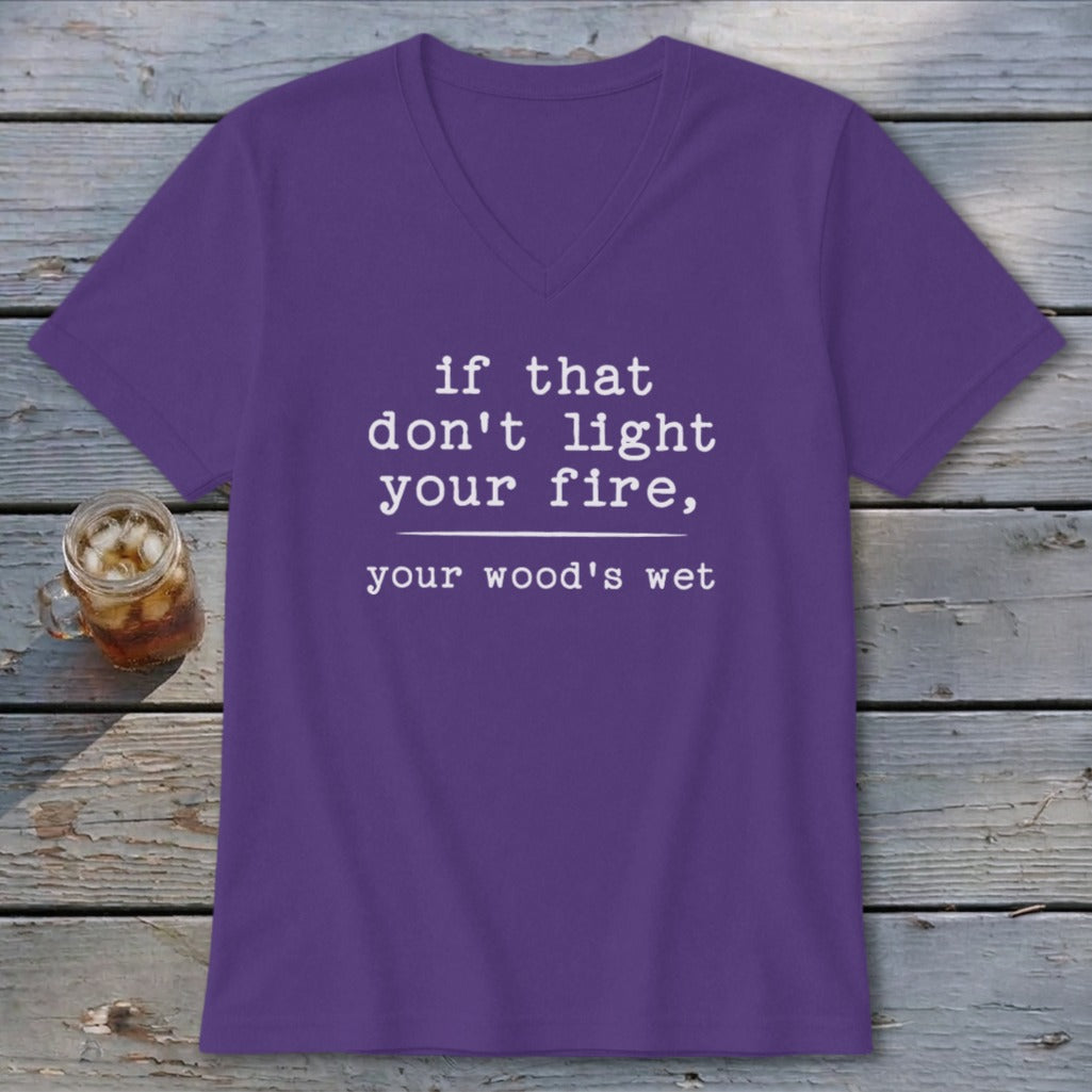 Your Wood's Wet V-neck