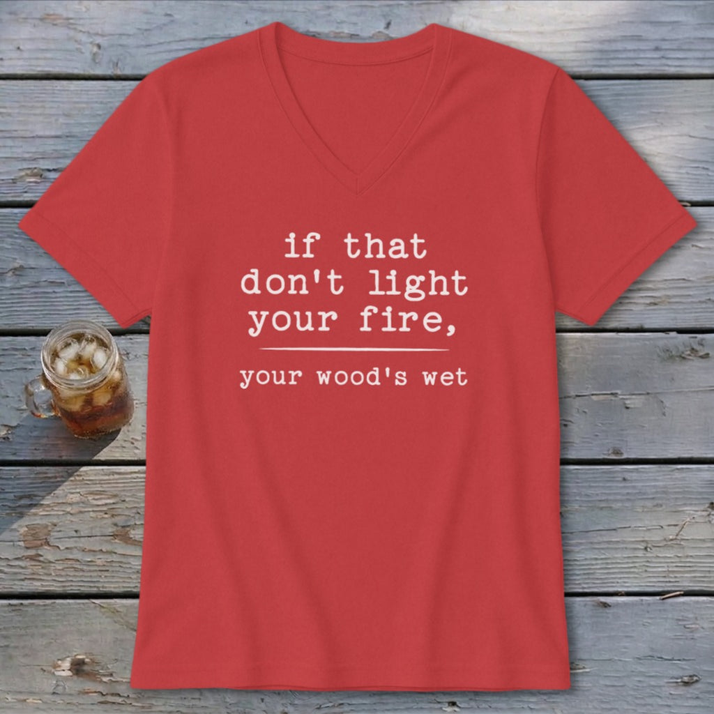 Your Wood's Wet V-neck
