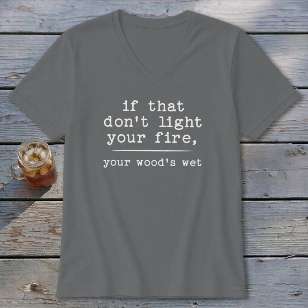 Your Wood's Wet V-neck