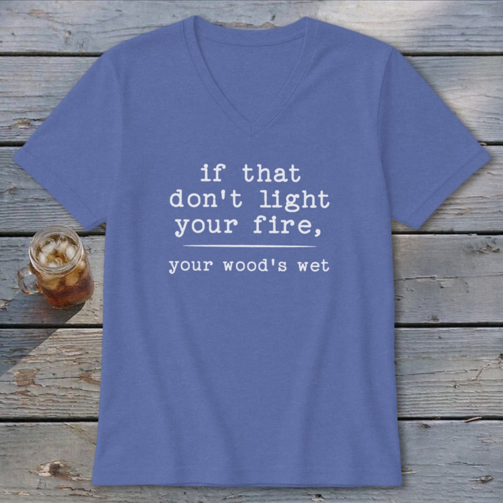 Your Wood's Wet V-neck