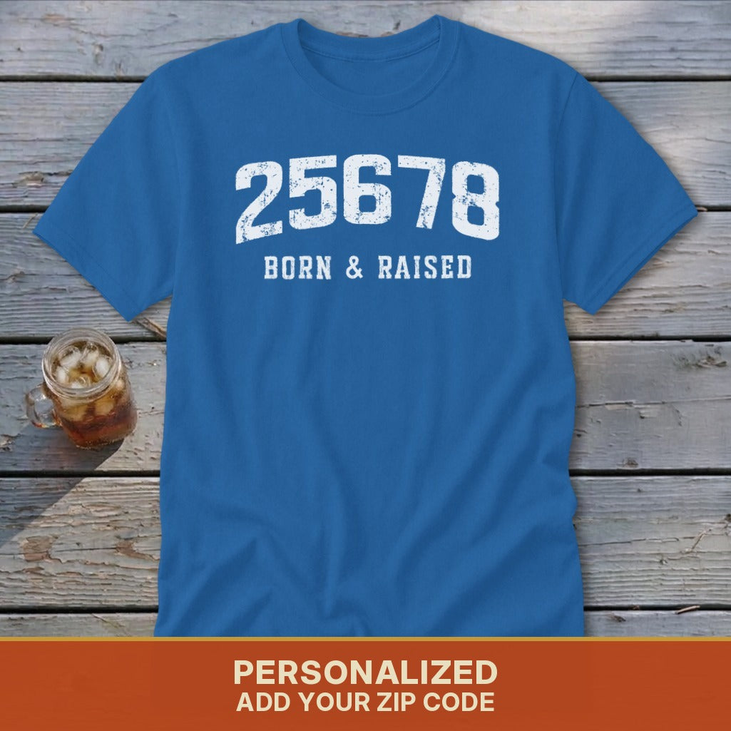 Zip Code Born & Raised Classic Tee