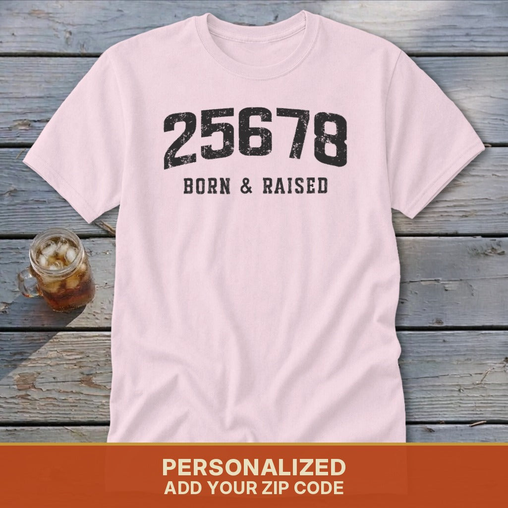Zip Code Born & Raised Classic Tee