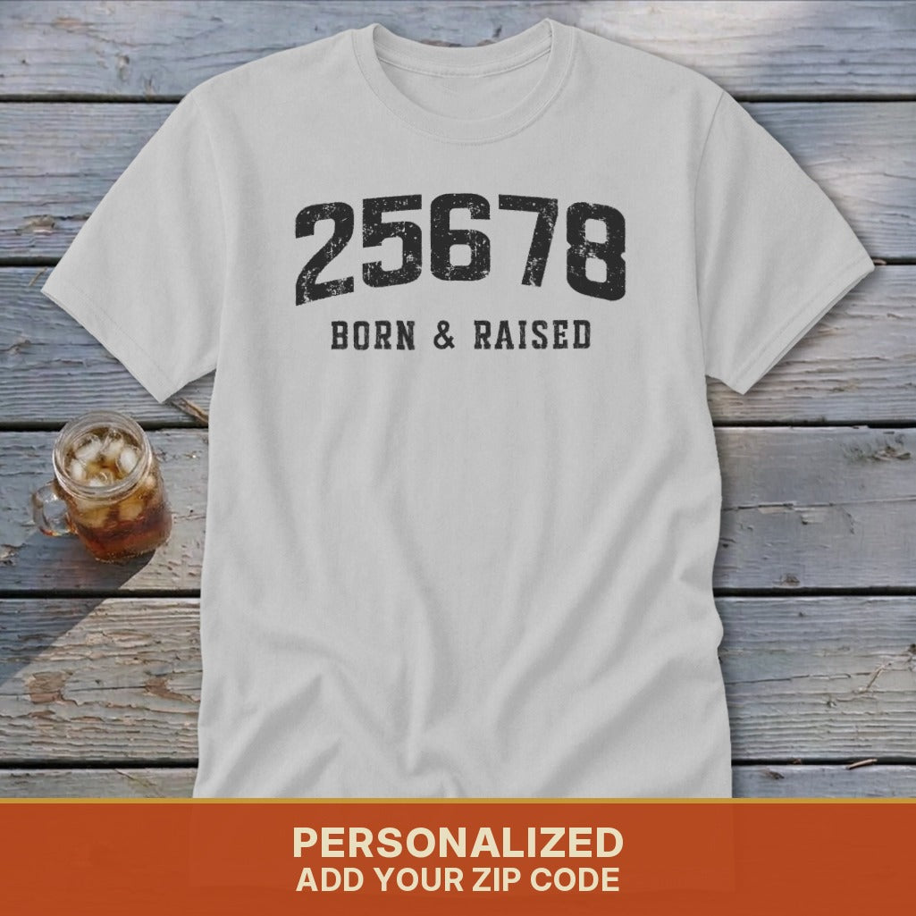 Zip Code Born & Raised Classic Tee