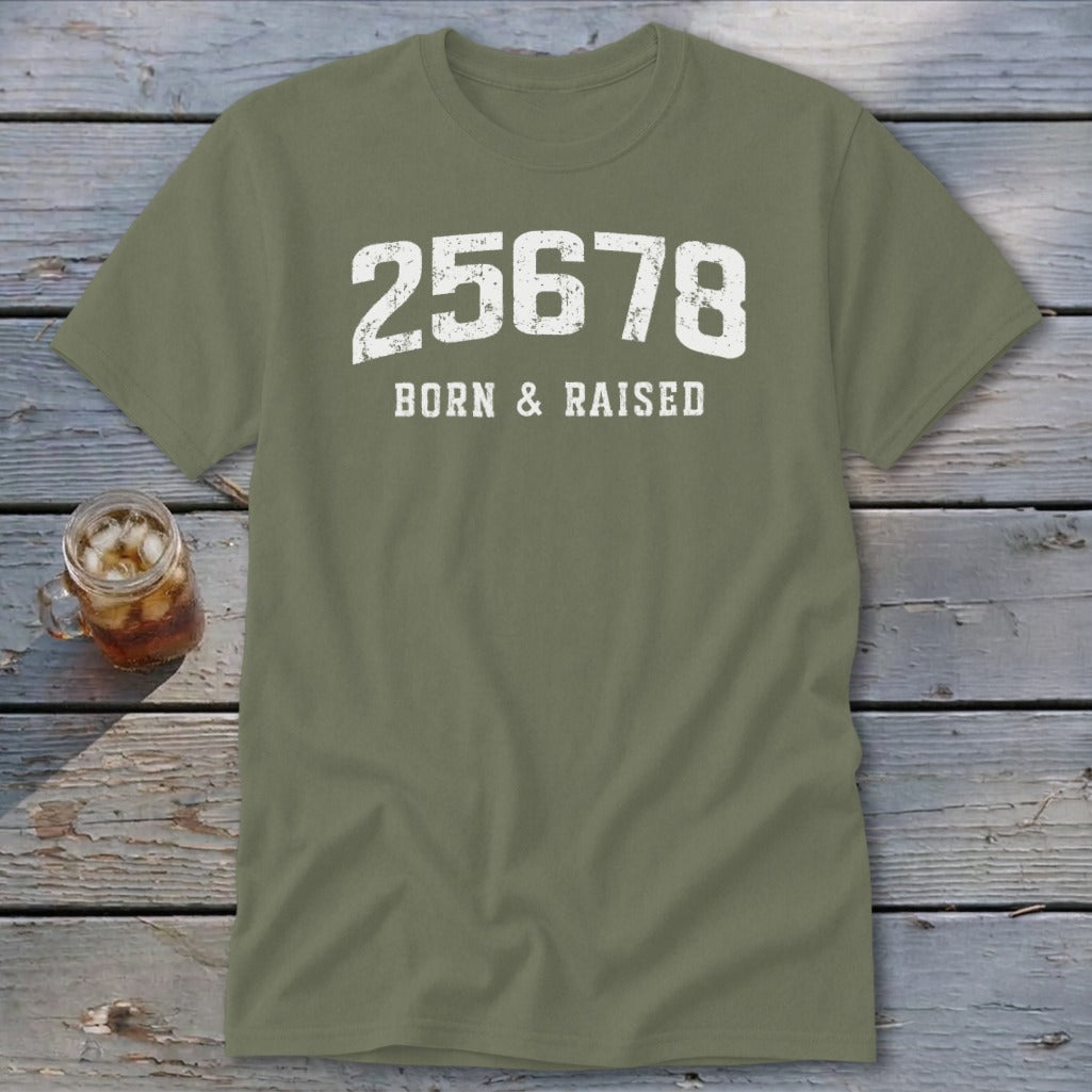 Zip Code Born & Raised Classic Tee