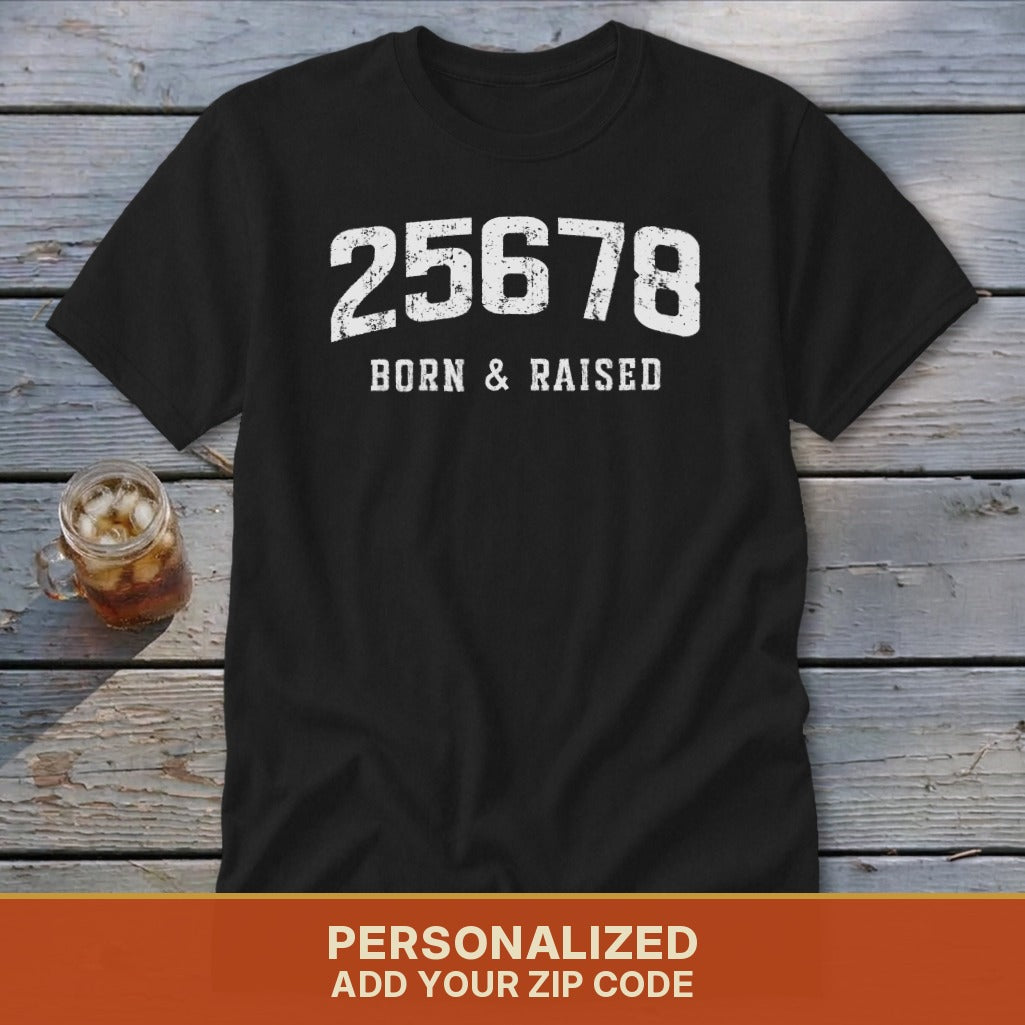 Zip Code Born & Raised Classic Tee