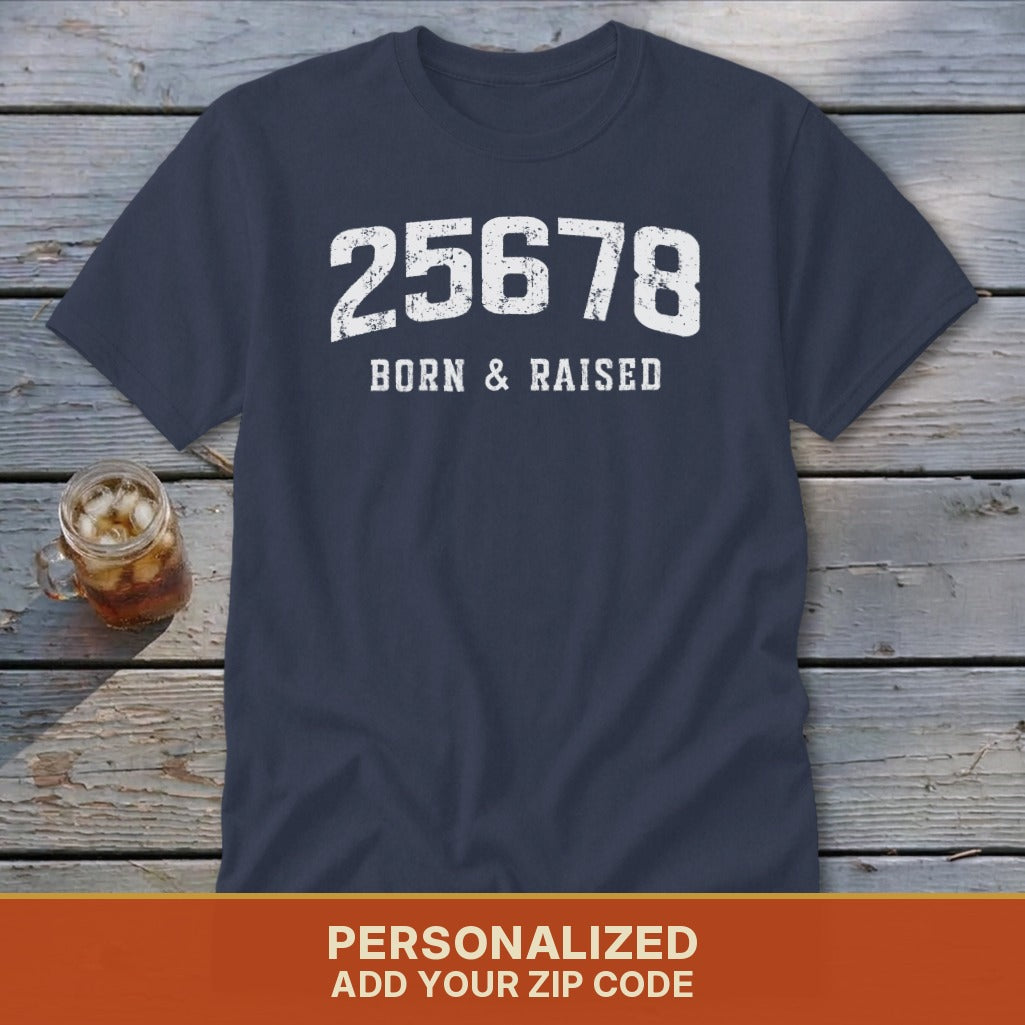 Zip Code Born & Raised Classic Tee