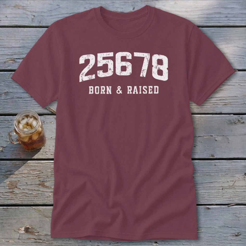 Zip Code Born & Raised Classic Tee