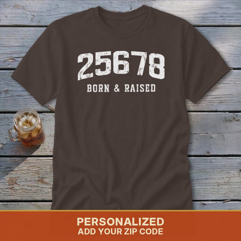 Zip Code Born & Raised Classic Tee