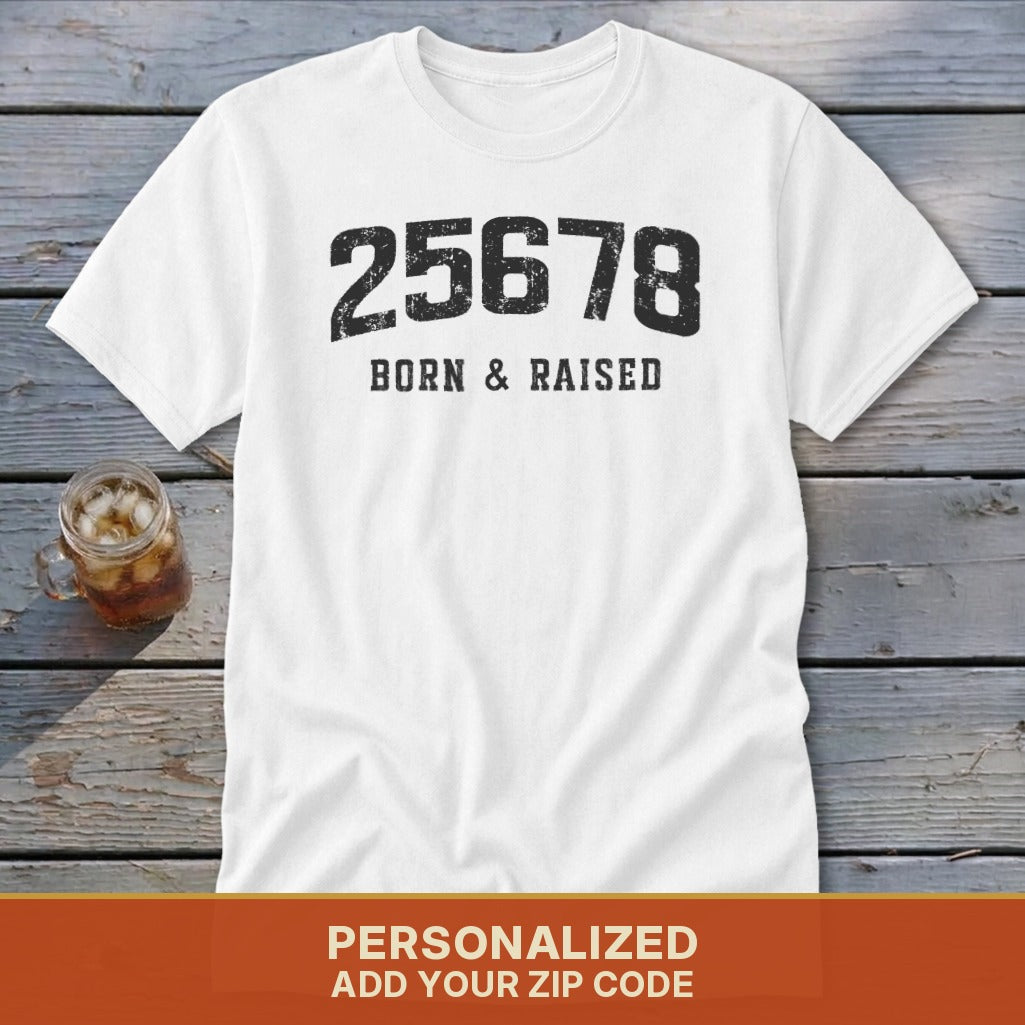 Zip Code Born & Raised Classic Tee
