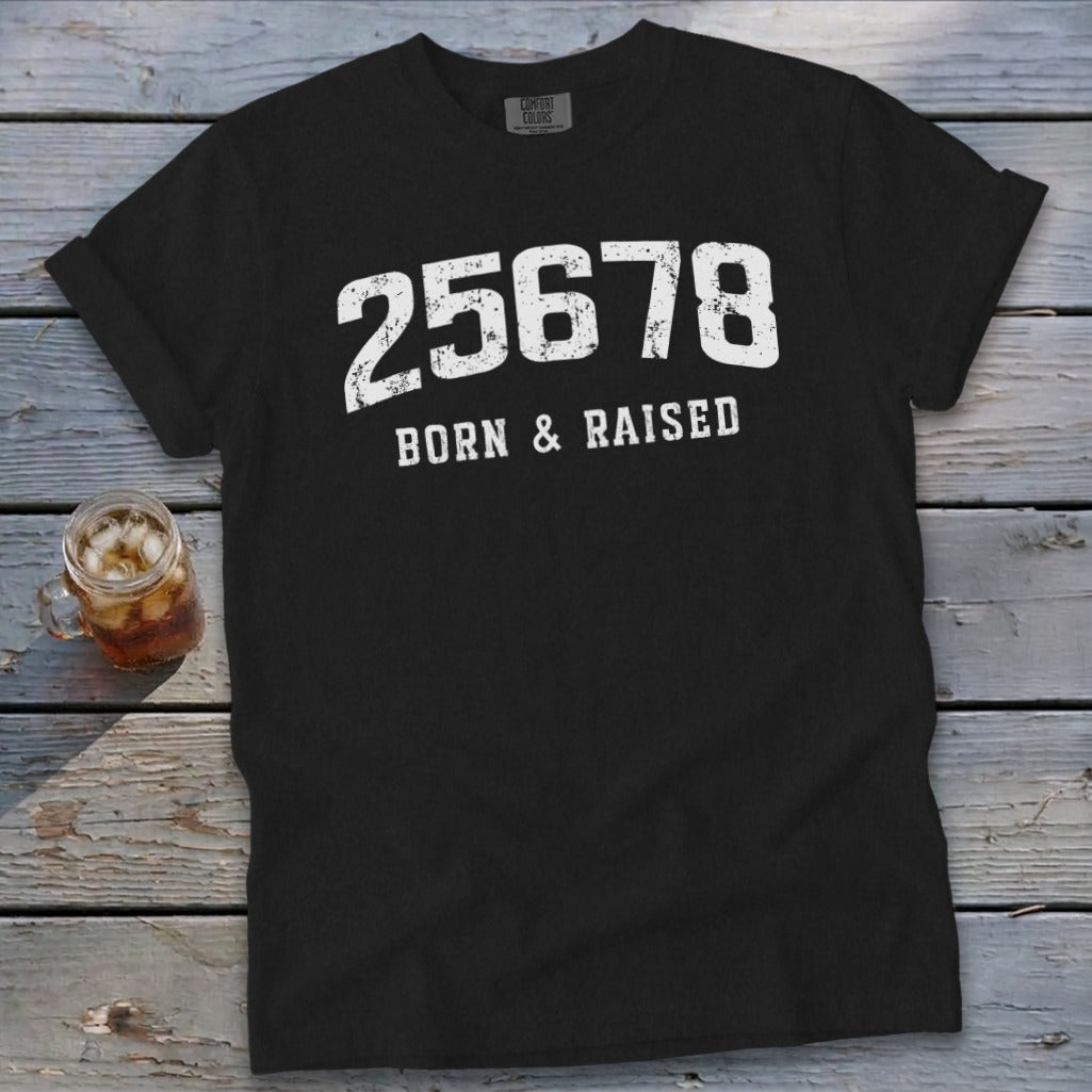 Zip Code Born & Raised Signature Tee