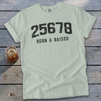 Zip Code Born & Raised Signature Tee