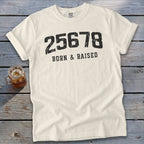 Zip Code Born & Raised Signature Tee