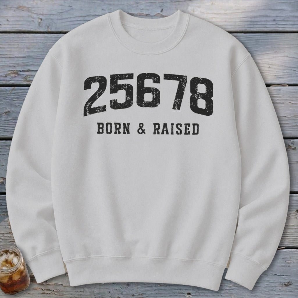 Zip Code Born & Raised Sweatshirt