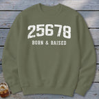 Zip Code Born & Raised Sweatshirt