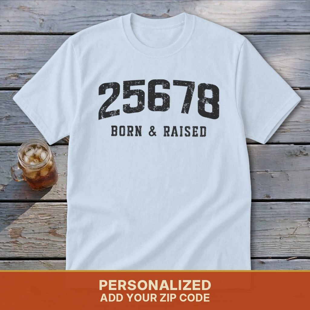 Zip Code Born & Raised Youth Tee