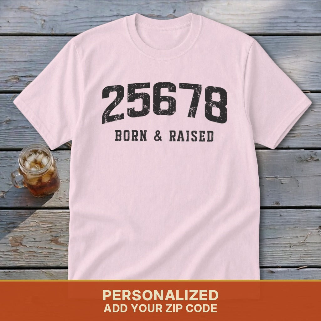 Zip Code Born & Raised Youth Tee