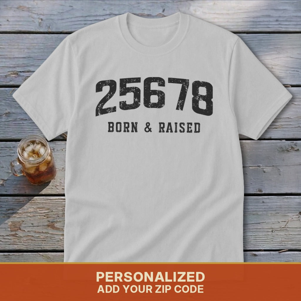 Zip Code Born & Raised Youth Tee