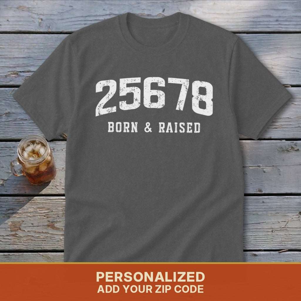Zip Code Born & Raised Youth Tee