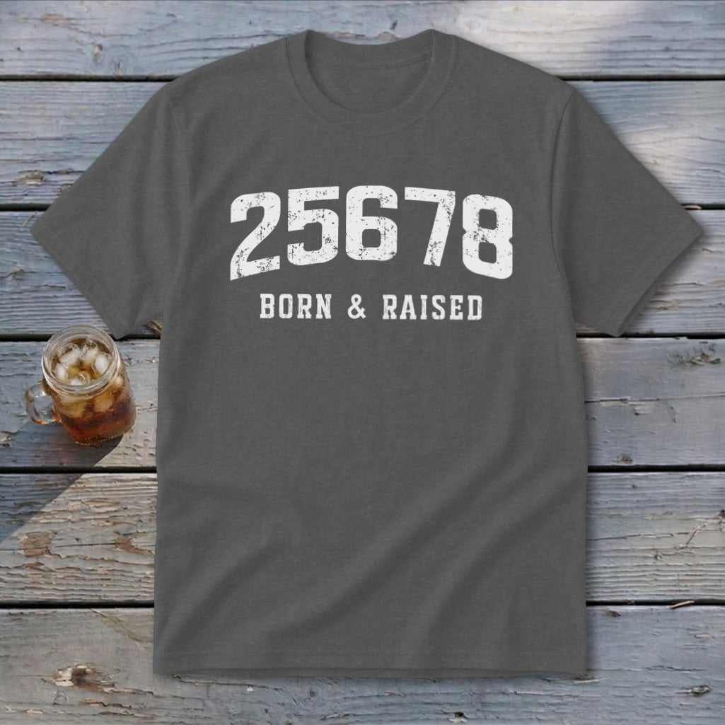 Zip Code Born & Raised Youth Tee