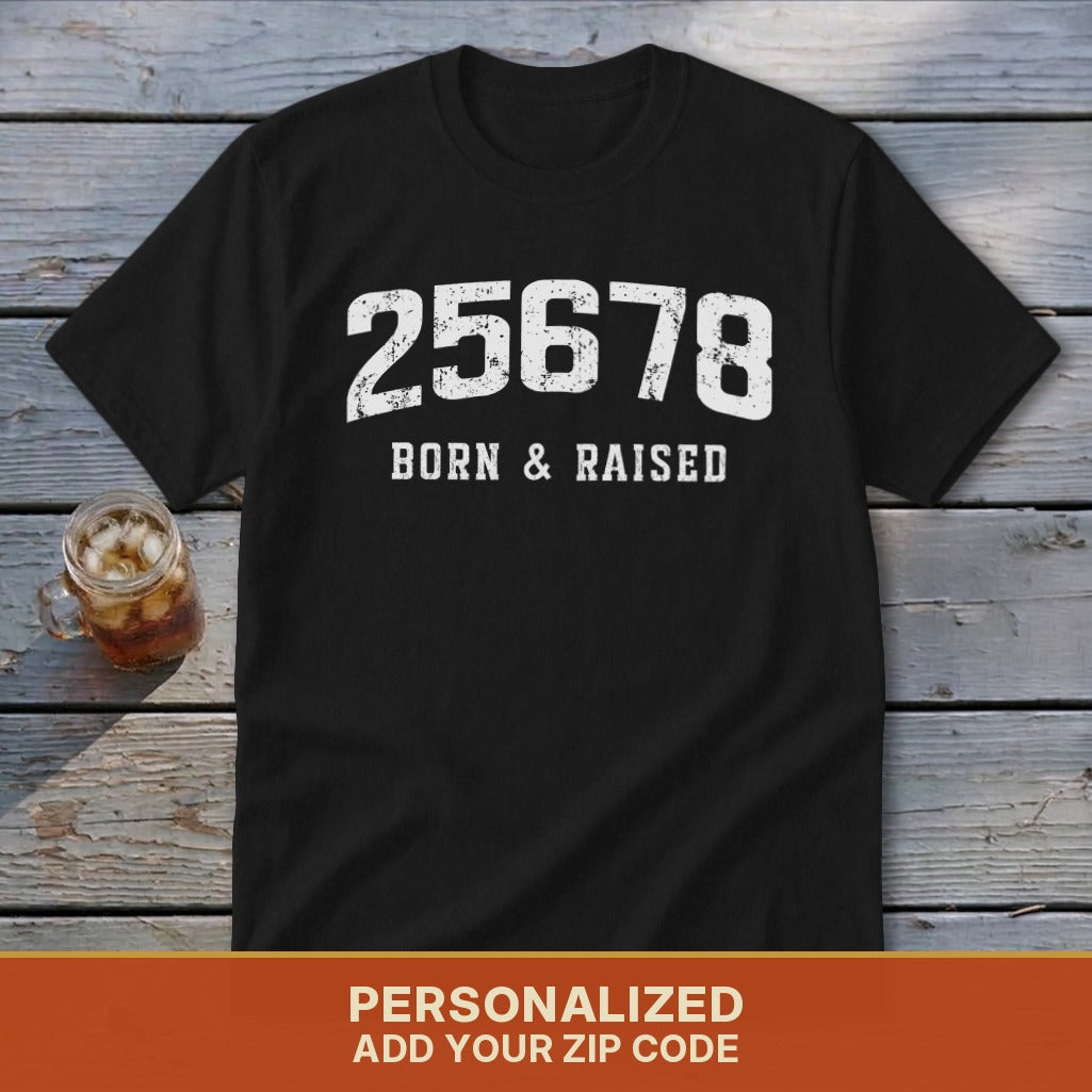 Zip Code Born & Raised Youth Tee