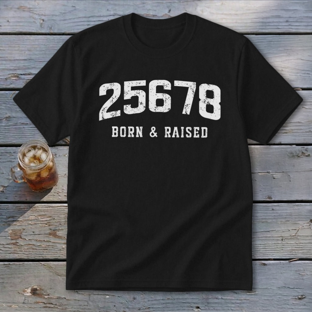 Zip Code Born & Raised Youth Tee