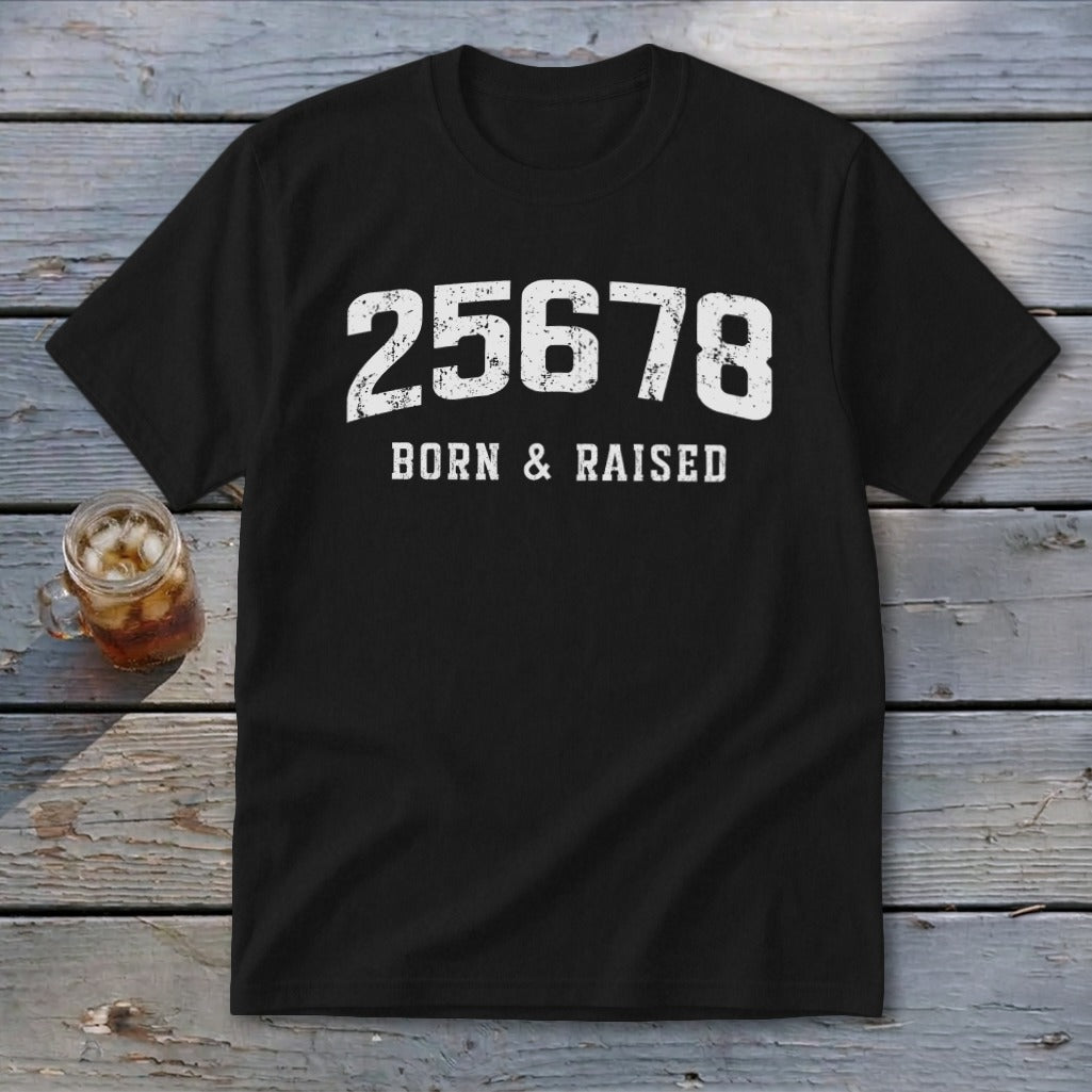 Zip Code Born & Raised Youth Tee