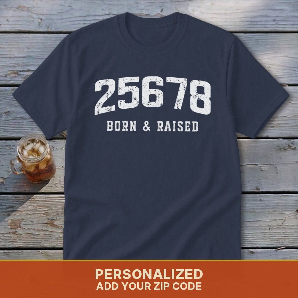 Zip Code Born & Raised Youth Tee