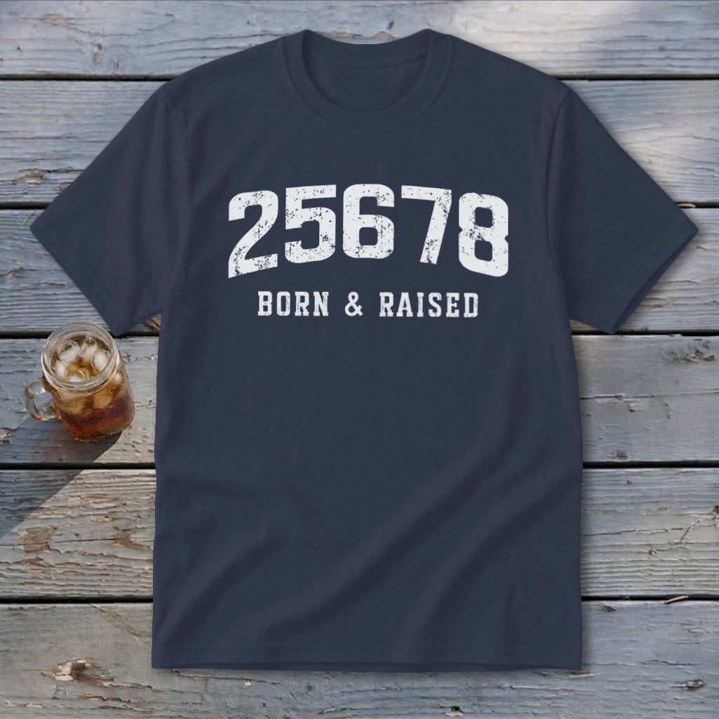 Zip Code Born & Raised Youth Tee