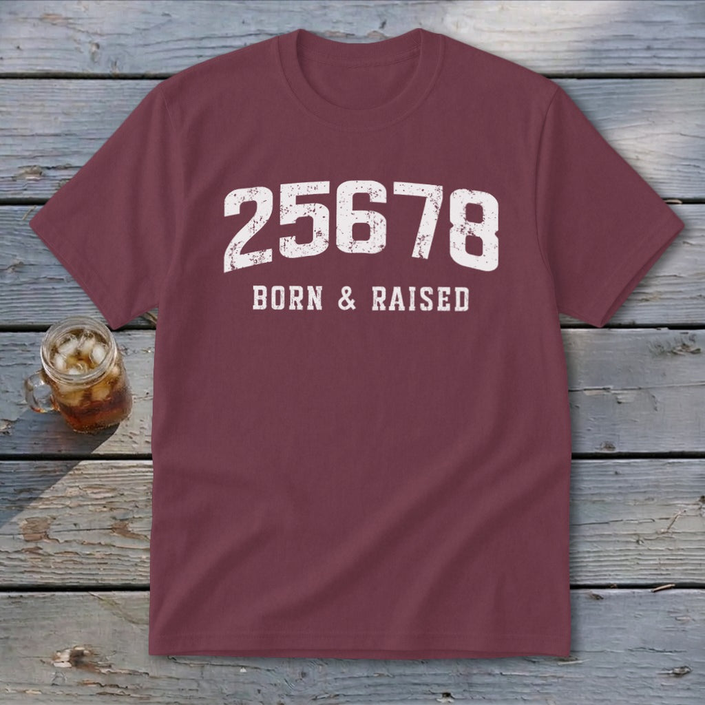 Zip Code Born & Raised Youth Tee