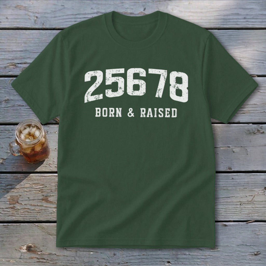 Zip Code Born & Raised Youth Tee