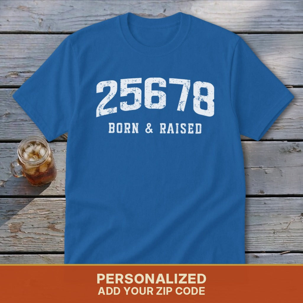 Zip Code Born & Raised Youth Tee