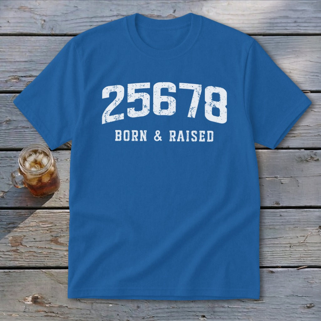 Zip Code Born & Raised Youth Tee