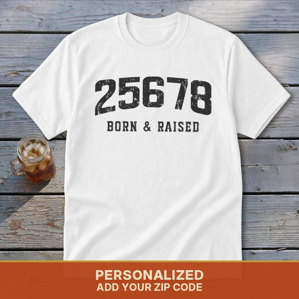 Zip Code Born & Raised Youth Tee