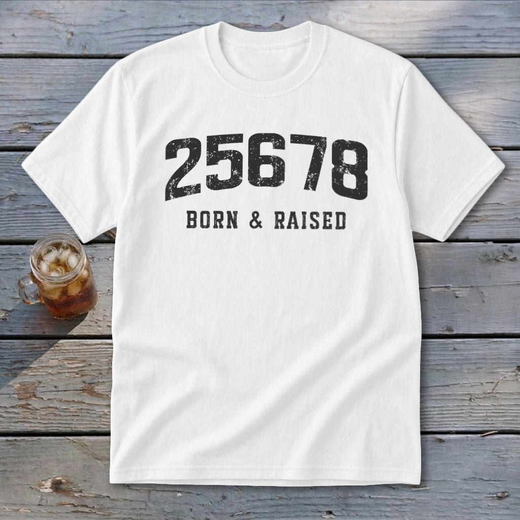 Zip Code Born & Raised Youth Tee