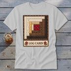 Log Cabin Faux Quilt Block Classic Tee
