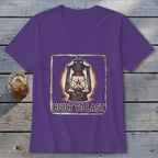 Purple t-shirt with vintage lantern graphic and "Built to Last" text.