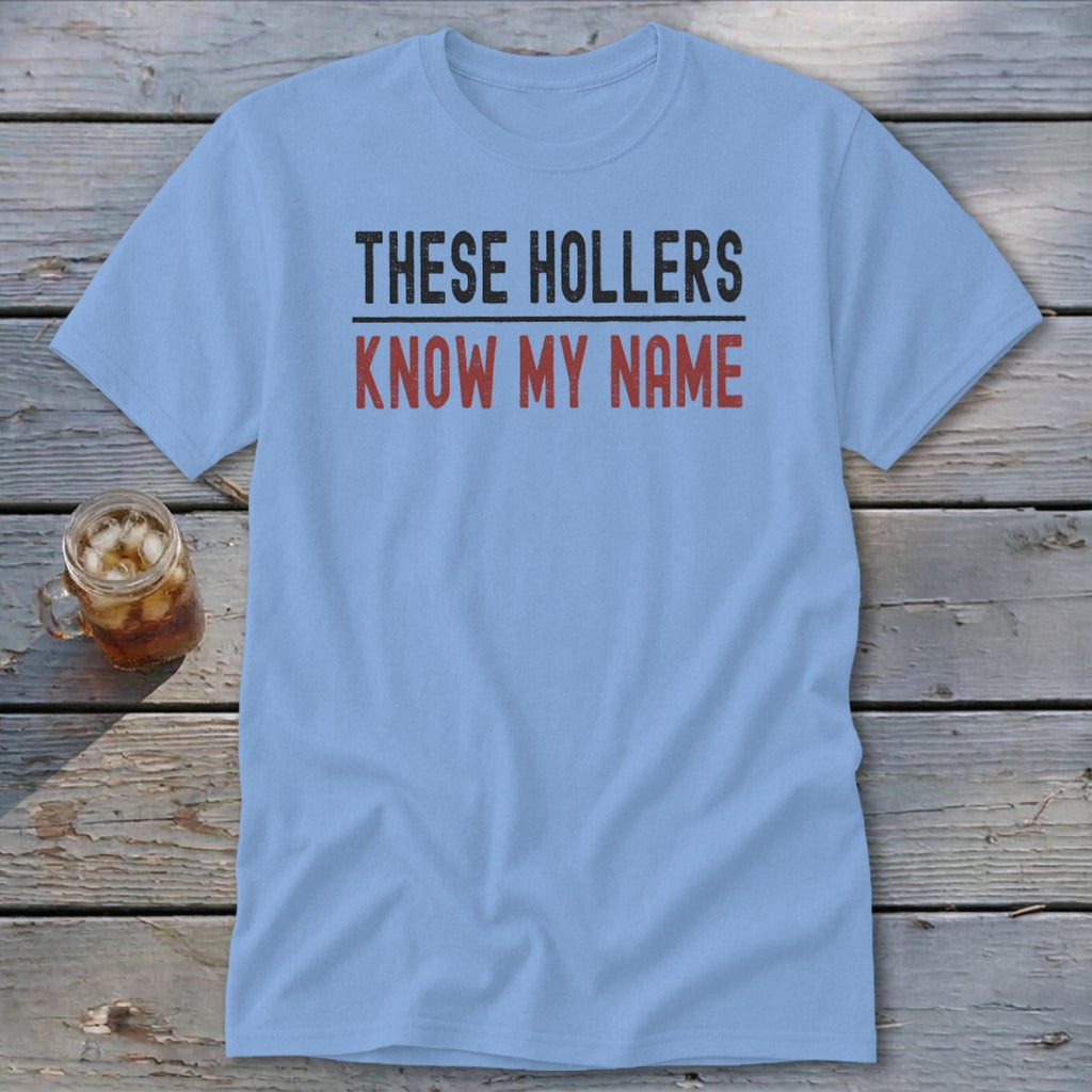 Light blue t