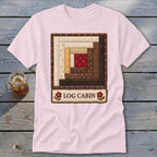 Log Cabin Faux Quilt Block Classic Tee