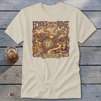 T-shirt with "Echoes From The Ridge" text and Appalachian music festival artwork.